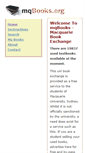 Mobile Screenshot of mqbooks.org